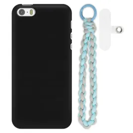 etui-do-iphone-5g-matowe-czarne-case-szary-niebieski-smycz-na-reke-splot