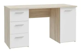 biurko-z-szufladami-net106-mt311-dab-sonoma-bialy