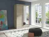 biala-szafa-lustro-polki-170cm-multi5-er-mar-stan-nowy