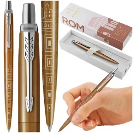 dlugopis-parker-jotter-global-icons-rome-brazowy-korpus-niebieski-wklad