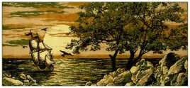 makatka-dywan-na-sciane-zaglowka-oliwka-zachod-slonca-weltom-100x210-cm