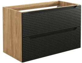 czarna-szafka-pod-umywalke-z-szufladami-90-cm-dab-wiszaca-fronty-3d