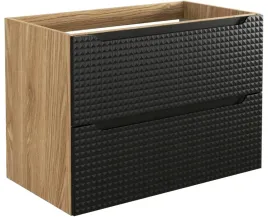 czarna-szafka-pod-umywalke-z-szufladami-80-cm-dab-wiszaca-fronty-3d