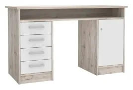 biurko-z-szufladami-net106-mt931-dab-piaskowy-bialy-forte