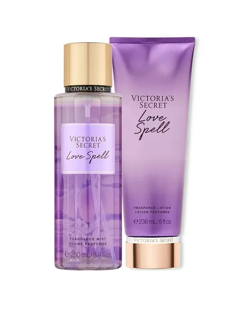 Victoria's Secret Love Spell - Zestaw Mgiełka Balsam do Ciała - Prezent