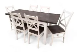 maly-zestaw-stol-65x120-160-cm-6-krzesel-krzyzak-bialy-atelier-ciemny