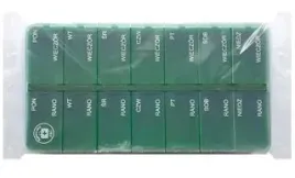 kasetka-na-tabletki-tygodniowa-2-pory-dnia-apteczka-abc-zielona