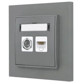 gniazdo-rj45-antenowe-z-ramka-prosta-seria-mini-kolor-szary-mat