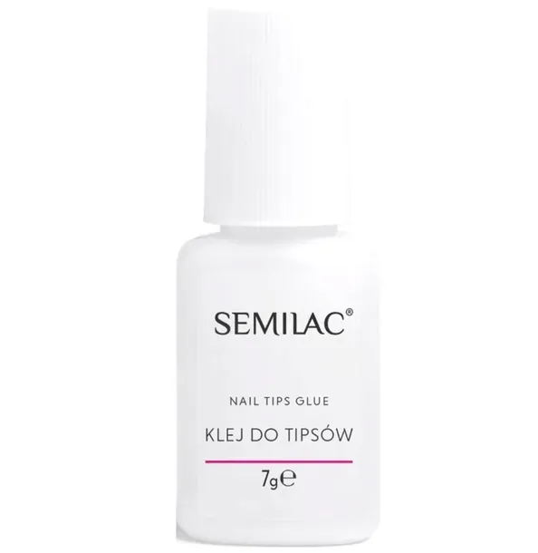 SEMILAC - mocny klej do tipsów z pędzelkiem - 7g