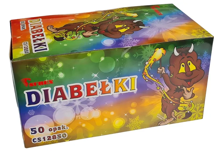Trzaskające DIABEŁKI pchełki box 50 opakowań