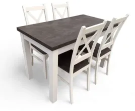 maly-zestaw-stol-65x120-160-cm-4-krzesla-krzyzak-bialy-atelier-ciemny