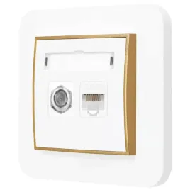 gniazdo-rj45-antenowe-z-ramka-zaokraglona-seria-mini-kolor-bialy-zloty