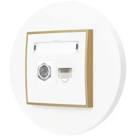 gniazdo-rj45-antenowe-z-ramka-okragla-seria-mini-kolor-bialy-zloty