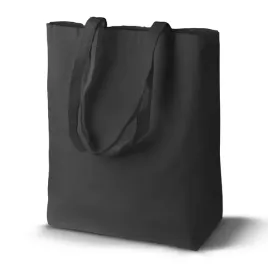 czarna-torba-bawelniana-38x8x42-cm-dublin-220g-z-dlugim-uchwytem-zakupowa