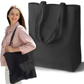 torba-bawelniana-38x8x42-cm-czarna-dublin-220g-z-dlugim-uchwytem-zakupowa