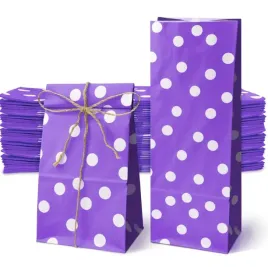 zestaw-50-toreb-klockowych-10x6x26-cm-papierowych-fioletowych-w-kropki-eko
