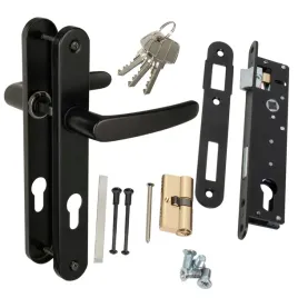 zestaw-komplet-do-furtki-bramki-zamek-klamka-wkladka-czarny-90mm-gamar