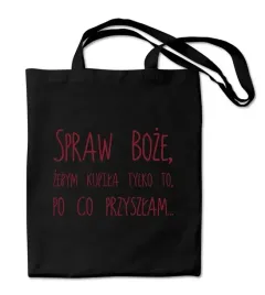 czarna-torba-bawelniana-38x42-cm-czerwony-napis-spraw-boze-145g-na-zakupy