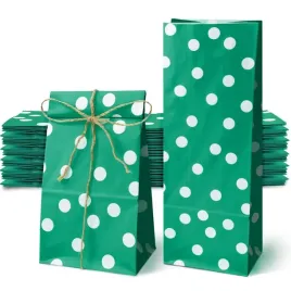 zestaw-torby-papierowe-zielone-w-kropki-10x6x26cm-eko-klockowe-prezentowe