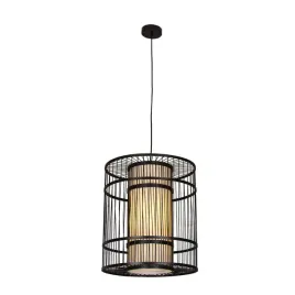 lampa-sufitowa-wiszaca-bambus-boho-rattan-drewno-loft-czarna