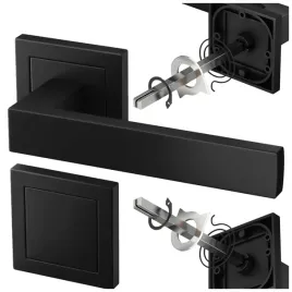 czarna-klamka-ergo-komplet-ze-wspomaganiem-rozety-zaslepiajace-gratis-gamar