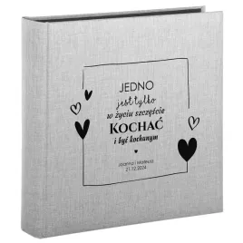 lniany-album-zdjecia-wklejane-slubny-50-kart-personalizowany-nadruk-slub