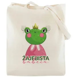 torba-ecru-prezent-na-dzien-babci-zajebista-babcia-zabka-bawelniana-eko