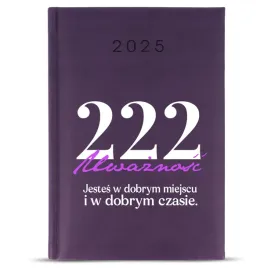 kalendarz-a5-fioletowy-planer-na-prezent-znaczenie-liczb-222-uwaznosc-wzory