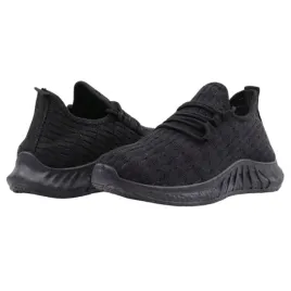 czarne-buty-sporotwe-damskie-do-biegania-adidasy-plaskie-wsuwane-sznurowane