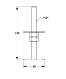 psr-80-m24-podstawa-slupa-regulowana-80x250x4-stan-nowy