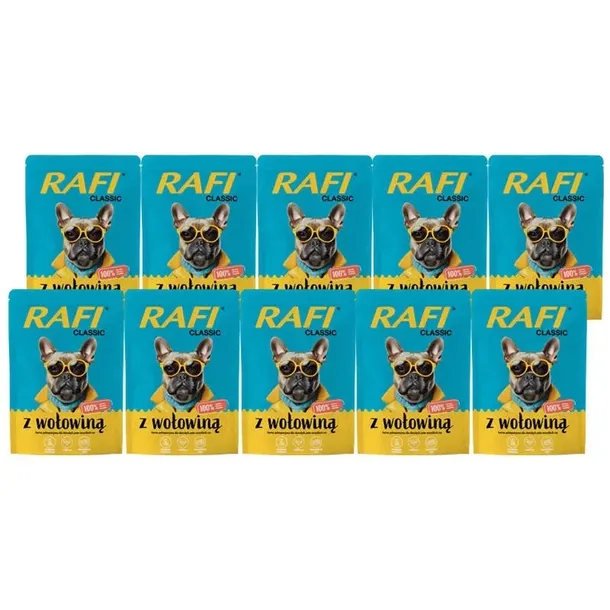 RAFI CLASSIC Karma mokra dla psa Dolina Noteci Wołowina 400g NOWOŚĆ!!!