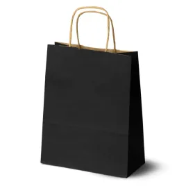 czarna-torba-papierowa-18x8x225cm-uchwyt-skrecany-eko-zestaw-25-szt