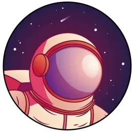 naklejki-ozdbone-10-sztuk-kosmos-astronauta