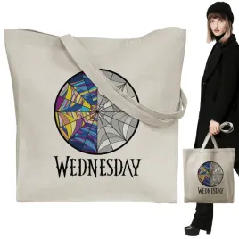 wednesday-addams-torba-bawelniana-ecru-zakupowa-duza-ecru-220g-38x8x8x42-cm