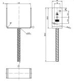 ps140u-podstawa-slupa-do-wmurowania-kotwa-140mm-stan-nowy-kod-producenta-psu140