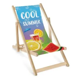 ogrodowy-lezak-drewniany-dzieciecy-z-nadrukiem-stay-cool-this-summer