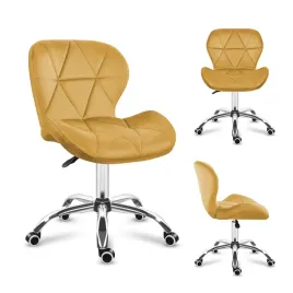 krzeslo-welurowe-loft-mark-adler-zolty-musztardowy-fotel-obrotowy-do-biurka