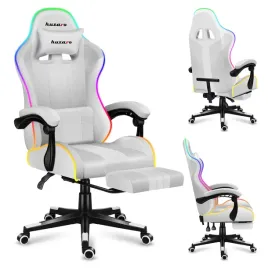 fotel-gamingowy-kubelkowy-huzaro-bialy-rgb-led-obrotowy-z-podnozkiem