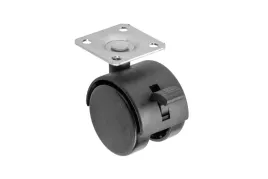 rolka-meblowa-gtv-d20-h55mm-fi40mm-z-hamulcem-tworzywo-stal-czarny