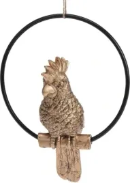 ozdoba-dekoracja-do-ogrodu-na-taras-zlota-papuga