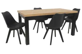 krzesla-skandynawskie-czarne-i-stol-laminat-craft