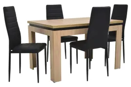 stol-rozkladany-80x120-160-sonoma-i-czarne-krzesla