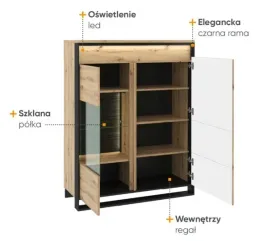 witryna-do-salonu-kolor-artisan-czarne-nogi-podswietlenie-led