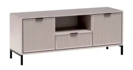 szafka-rtv-135x56x41-cm-kaszmirowa-z-szuflada-z-polkami-ryflowane-fronty