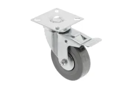rolka-meblowa-gtv-greyroll-h104mm-fi75mm-z-hamulcem-guma-stal-szary