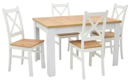 stol-z-krzeslami-80x120-160-c-2-bialy-blat-craft-4x-krzyzak-bialy-craft