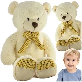 pluszak-maskotka-przytulanka-duzy-kremowy-mis-mily-w-dotyku-pluszowy-100-cm