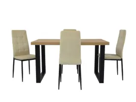 loftowy-zestaw-mebli-stol-80x140-240-cm-metal-x-4-krzesla-ik-07-bezowy