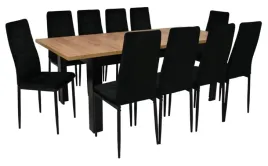 stol-z-krzeslami-10x-krzeslo-ik-07-czarne-welurowe-stol-c-14-90x160-200cm