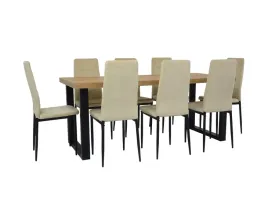 loftowy-zestaw-mebli-stol-90x160-260-cm-metal-x-8-krzesel-ik-07-bezowy